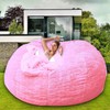 HDMLDP Bean Bag Chair for Adults Kids Without Filling Comfy