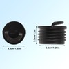4pcs Kayak Scupper Plugs, Push-in Drain Hole Stoppers with Pull