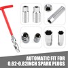Qurbuns 3 PCS Spark Plug Socket Wrench Remover Installer Tool