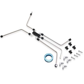 LS Coolant Crossover Steam Vent Kit Stainless Steel Complete Coolant Crossover Steam Vent KiT Compatible For LS1, LS2, LS3, LS6, LS7, LS9, LSX