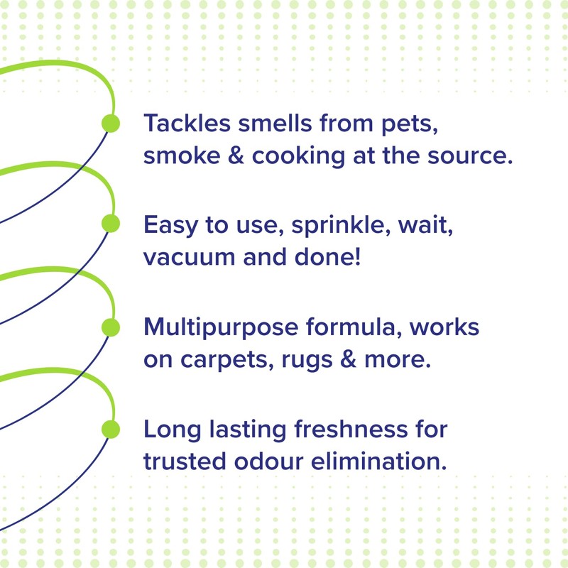 Neutradol Carpet Deodoriser, Vac Scents, Odour Neutraliser Powder for Carpets