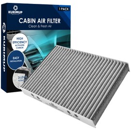 KURIMUP CF11854 Premium Cabin Air Filter with Activated Carbon,Fit for Nissan Rogue (2014-2020)/Rogue Sport (2017-2022)/Qashqai (2017-2022), All Trims