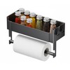 Yomjarl Strong Magnetic Paper Towel Holder for Refrigerator with Shelf,