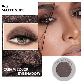 Monochrome Pressed Glitter Eyeshadow Palette 2025 | Diamond Chameleon Flash, Talc & Paraben-Free | Vegan Long-Lasting Sheer Shimmer & Matte Finish, Cruelty-Free (02#-A)