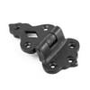Renovators Supply Manufacturing Cabinet Hinges 2 in. Black Wrought Iron