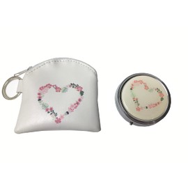 Sioglam Compact Pill Case with Key Purse Daily Pill Organizer Travel Pill Box Portable Pill Container Pill Holder Gift