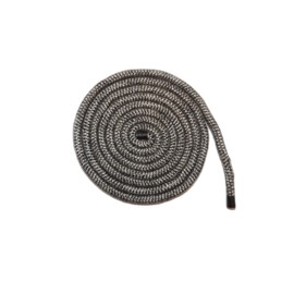 4 Metre Rope Diameter 10mm Glass Fibre Cord Door Seal Oven, 100mm Free End Seal, Stove Fire Rope Heat Resistant Thermal Seal Soft Black Stove Door Rope The Stove Wizard