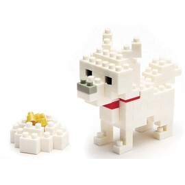 NanoBlock NBC005 "Hokkaido dog" Building Set, White