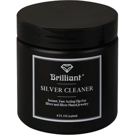 Brilliant Silver Dip Cleaner, Black 8 Oz