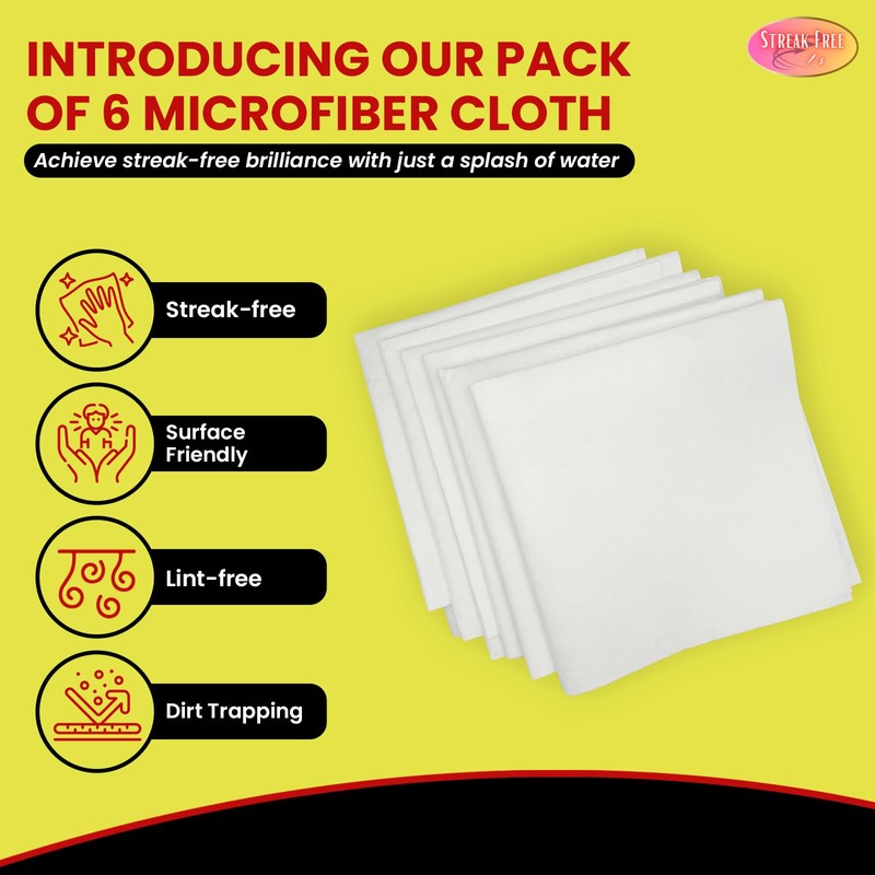 Microfiber Cleaning Cloth "As Seen On TV" 6 Pack -