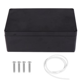 POPETPOP Wiring Box Waterproof Box Outdoor Wiring Waterproof Dustproof Box 1PC Plastic Waterproof Cover Electronic Project Instrument Enclosure DIY Box Circuit Board Junction Box (200x120x75)