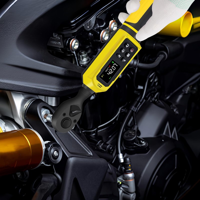 ATsafepro 3/8-Inch Digital Drive Torque Wrench-1-60Nm (1-44 ft-lb),High-Precision Torque Wrench