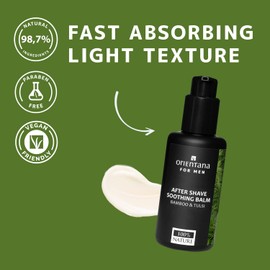 Orientana - Natural Shaving Balm | Bamboo and Tulsi | Soothes, Moisturises and Restores Comfort | Reduces Burning Feeling and Skin Irritation After Shaving - 50g