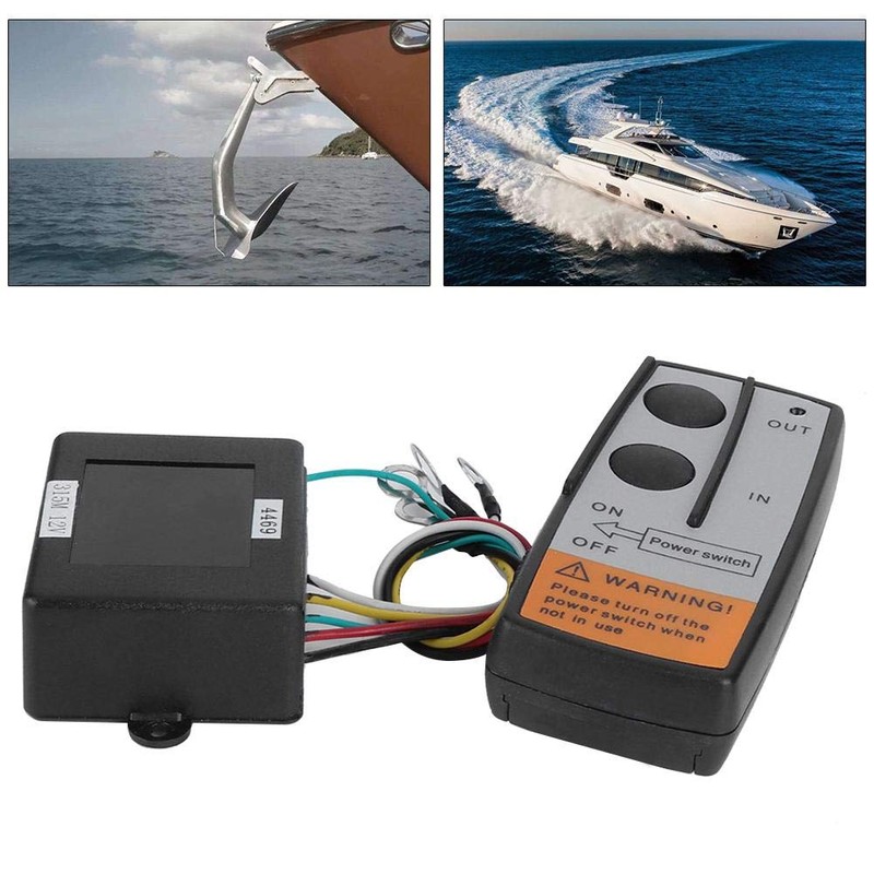 Marine Anchor Remote, Waterproof Windlass Wireless Switch, Professional Boat Sail