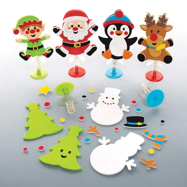 Baker Ross Spring Christmas Characters (Pack of 6) - Small Kids Toys AT236