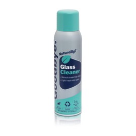 Goodbye Naturally! Glass Cleaner, Safe and Effective Natural Glass Cleaner, 14 oz Continuous Spray Can