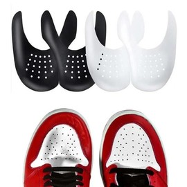 주름 보호대 운동화 방지 발가락 캡 볼 슈즈 헤드 지지대 스트레처 가드 4 개 [02 4피스-White-S] Wrinkle Protector Athletic Shoe Prevention Toe Cap Ball Shoe Head Support Stretcher Guard 4 Pieces [02 4 Pieces-White-S]