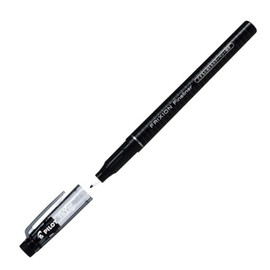 Pilot Friction Fineliner Erasable Color Pens, Black, 10 Count SFFL120F10B