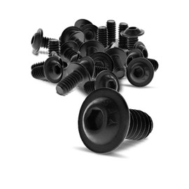 8020, 3342, 10 Series, 1/4-20 x 0.5 Inch 1/2 Inch Flanged Button Head Socket Cap Screw (FBHSCS) (250 Pack) Bolt Hardware Pack for 8020 Aluminum Extrusions