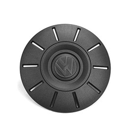 Volkswagen 2N06011519B9 Wheel Trim (1 Piece) Wheel Cover 16 Inch Steel Rim Hub Cap Wheel Hub Cap, Satin Black