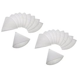 vhbw 20x Conical Filter Compatible with Zehnder STB 125 Ventilation System - Exhaust Air Filter G4, DN 125 White