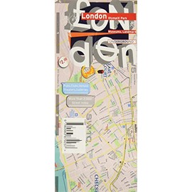 TerraMaps London Street Maps - Tube - Laminated