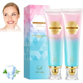 Niacinamide Intensive Whitening Toothpastes,Nicotinamide Toothpaste Radiant Whiten Toothpastes with Natural Gentle Care Deep Stain Removal Clean Peach Flavor, Improves Gum Health, Fresh Breath (3)