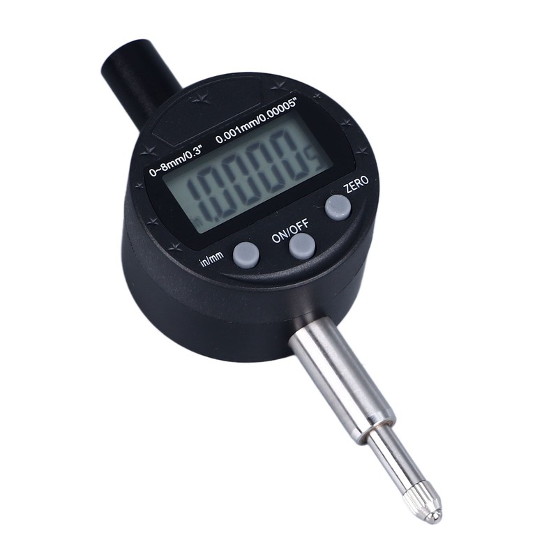 Dial Indicator Digital Display 0.00005in/0.001mm Resolution 0 to 8mm Range