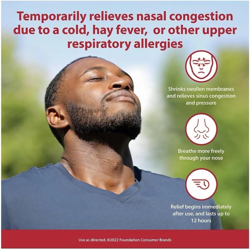 Dristan 12HR Nasal Spray Decongestant Fast Relief 0.5oz Bottle -