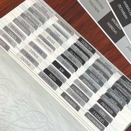 Reposition Large Text Bible Tabs, Contrast Color Bible Stickers for Women and Men, Easy to Read and Apply Bible Journaling Tabs (Gray)