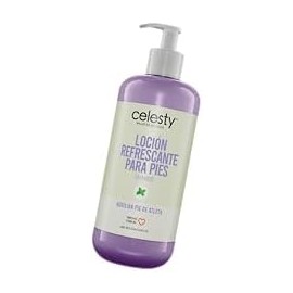 CELESTY Crema para Pies 250ml Loción Refrescante para Pies con Sensación Fresca Con Extractos Naturales Crema Corporal para Cuidado de la Piel Cruelty Free Skincare Hidratante