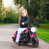 Costway Children Electric Motorcycle Ride on Motorbike w/Training Wheels &