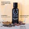 ZEUS Travel Beard Shampoo and Conditioner Set for Men, Verbena