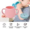 Silicone Toddler Cup Drop Proof Portable Baby Training Cup with