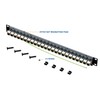 iwillink 10Gbps Cat7 RJ45 Through Coupler 1U Shielded 24-Port Patch
