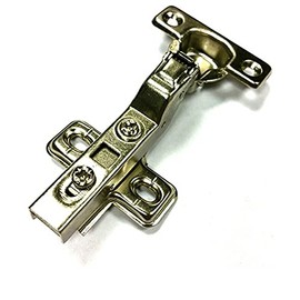 Merriway BH06010 (2 Pcs) Cabinet Hinge 26mm 95 Degree Soft Close ZP Clip-On Inset - Pack of 2 Pieces