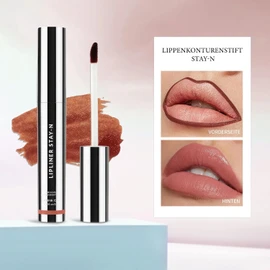 Delineador de Labios Desmontable, Delineador de Labios con Tatuaje, Delineador de Labios Despegable con Manchas, Larga Duración, Líneas de Labios Regordetas, Delineador de Labios Despegable (Light Brown, M)