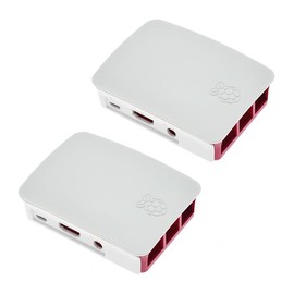 2pcs Raspberry case (Pi 3 red White)