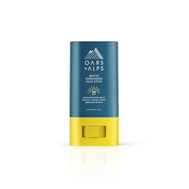 Oars + Alps Oars + Alps Matte Sunscreen Face Stick SPF 50, Water & Sweat Resistant Sunblock, Broad Spectrum UVA/UVB Protection, Dermatologist Tested, Gluten-Free, Travel-Friendly