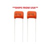 Sprague 2 Pcs Sprague Orange Drop capacitor 716P .001uF 600V