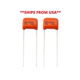Sprague 2 Pcs Sprague Orange Drop capacitor 716P .001uF 600V  Polypropylene Film Guitar