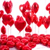 20PCS 46CM Heart Balloons Heart Foil Balloons Mylar Heart Balloons