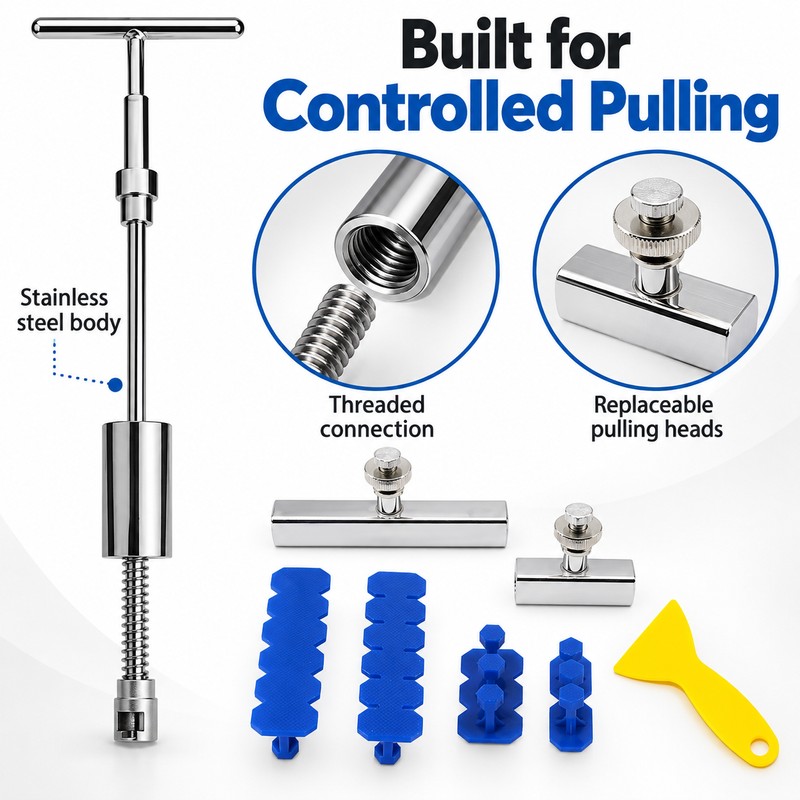 Car Dent Repair Puller Kit for Auto Body Panels –