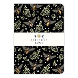 Catherine Rowe Bees A5 Notebook