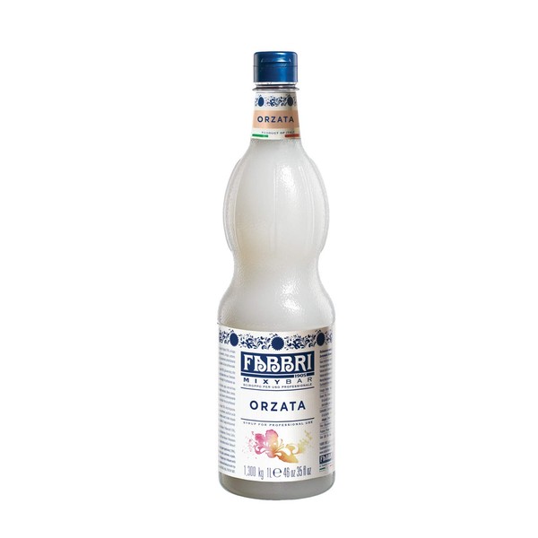 Fabbri Flavoring Syrup, Orgeat, Made in Italy, 33.8 Ounce (1 Liter)
