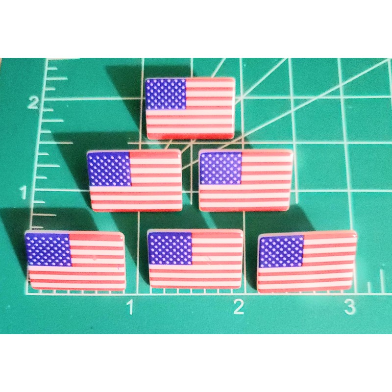 American Flag Buttons by Dress it Up Buttons and Embellishments