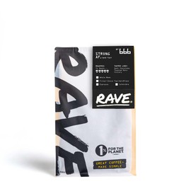 Rave Coffee - Strong AF Blend Nº 666, Espresso Grind Freshly Roasted Ground Coffee 250g