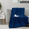 Utopia Bedding Navy Fleece Blanket Throw Size Lightweight Fuzzy Soft