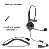 ShoreTel Phone Headset | Noise Canceling Call Center Headset Compatible