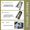HIGHTO Door Mirror Cover fit Truck International LT 625, one